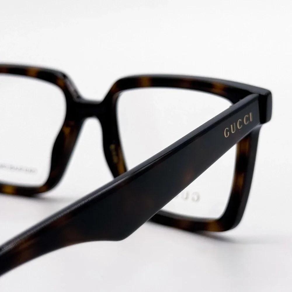 NEW GUCCI EYEGLASSES GG1540O 002 HAVANA UNISEX EYEWEAR GUCCI